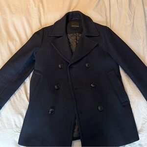 Banana Republic Dark Navy Blue Men's Peacoat